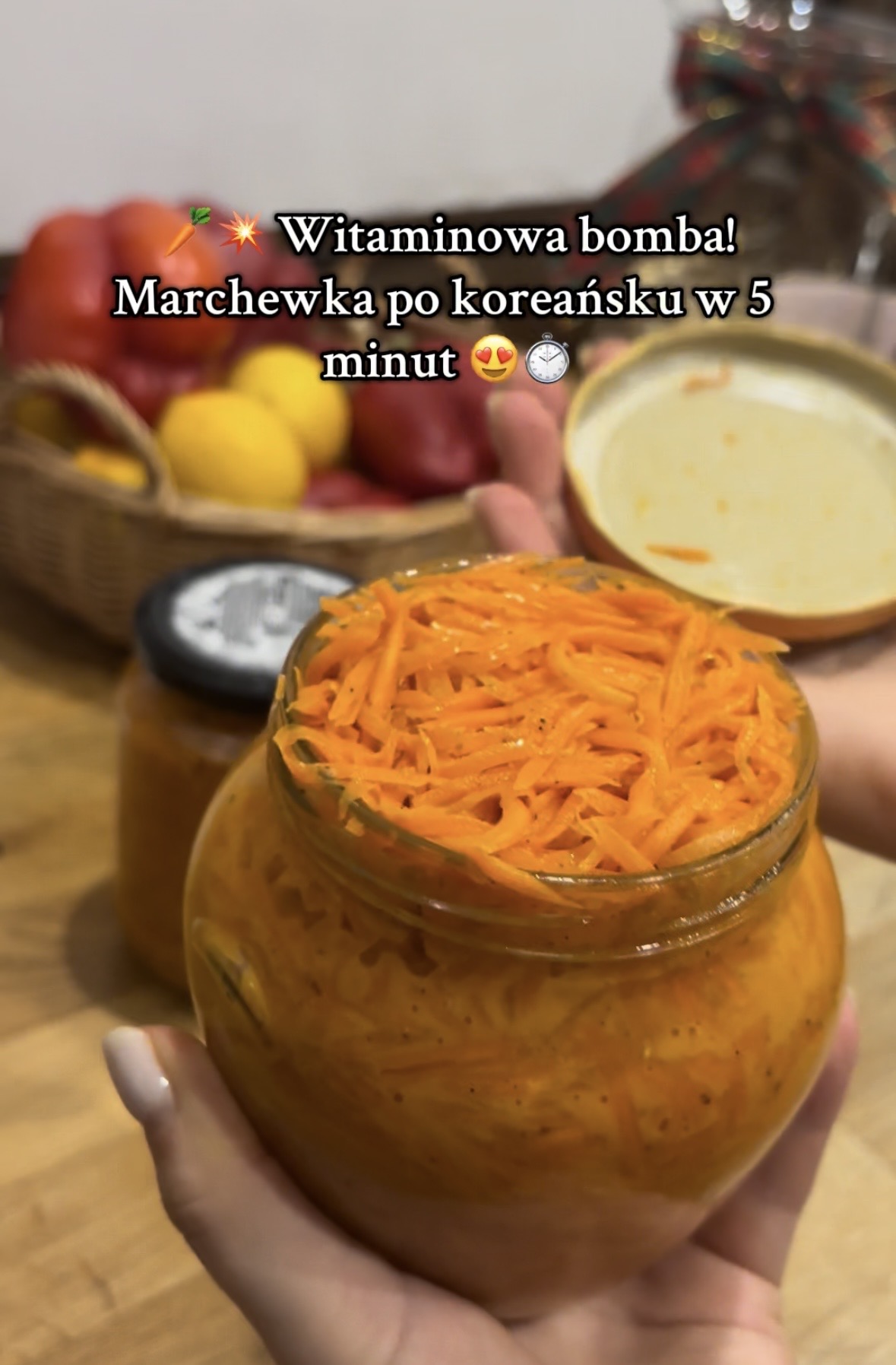 🥕💥 Witaminowa bomba!Marchewka po koreańsku w 5 minut 😍⏱️
